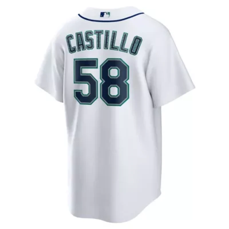 MLB Nike Luis Castillo Seattle Mariners Home Replica Jersey