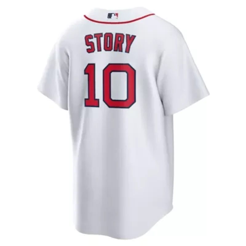 Boston Red Sox MLB Nike Trevor Story Home Replica Jersey