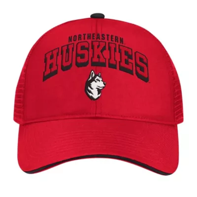 NCAA Northeastern Huskies Wyatt Primary Team Trucker Adjustable Hat
