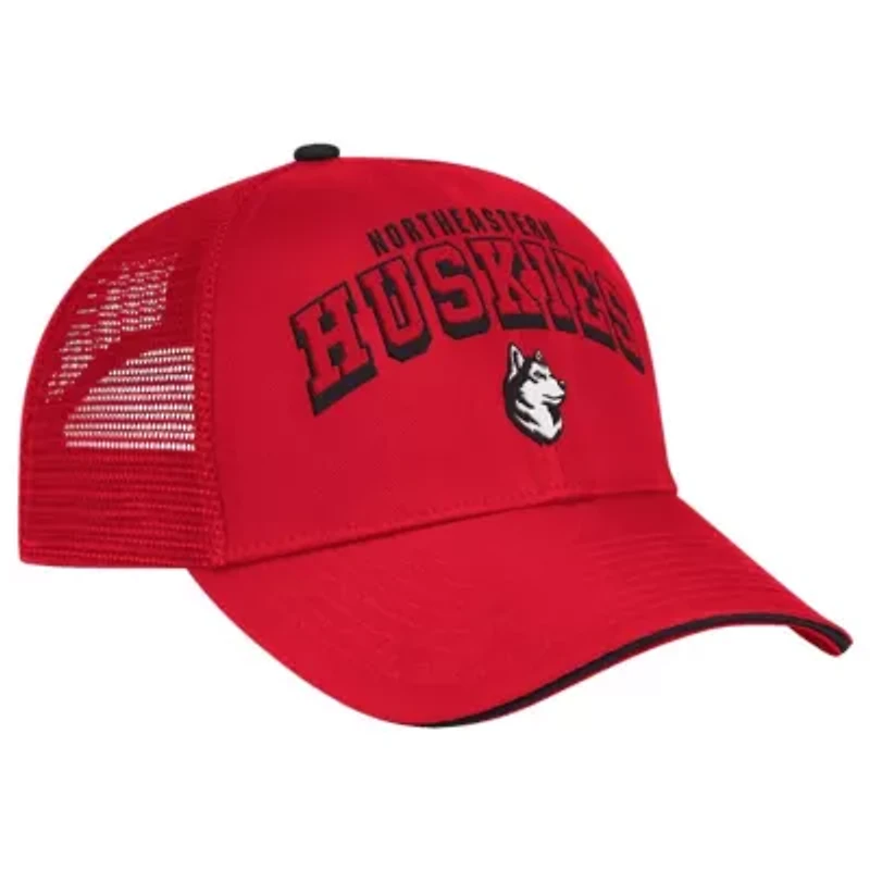 NCAA Northeastern Huskies Wyatt Primary Team Trucker Adjustable Hat