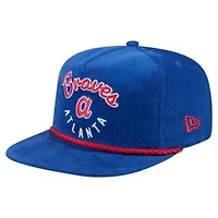 MLB Atlanta Braves Full Circle Corduroy Golfer Adjustable Hat