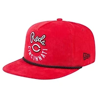 MLB Cincinnati Reds Full Circle Corduroy Golfer Adjustable Hat
