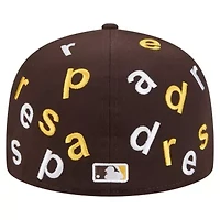 MLB San Diego Padres Team Confetti 59FIFTY Fitted Hat