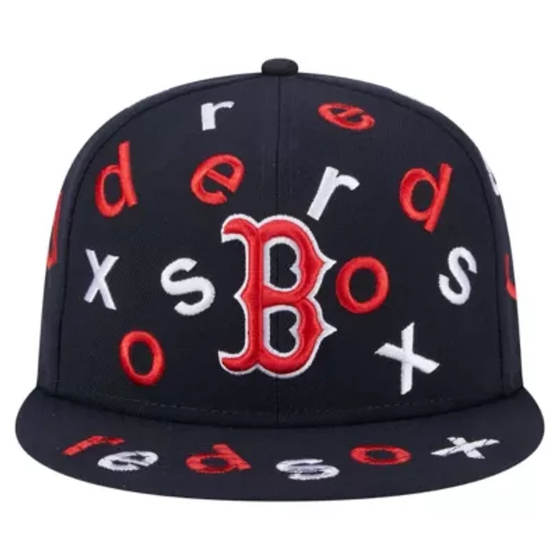 Boston Red Sox MLB Team Confetti 59FIFTY Fitted Hat