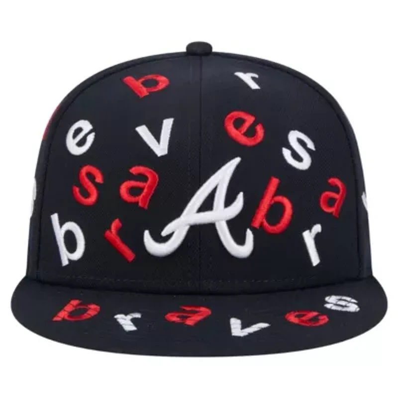 MLB Atlanta Braves Team Confetti 59FIFTY Fitted Hat