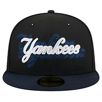MLB New York Yankees Shadow Stitch 59FIFTY Fitted Hat