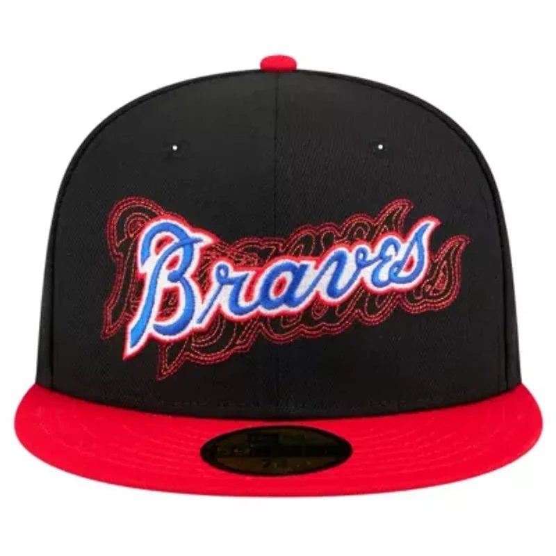 MLB Atlanta Braves Shadow Stitch 59FIFTY Fitted Hat