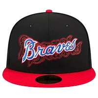 MLB Atlanta Braves Shadow Stitch 59FIFTY Fitted Hat