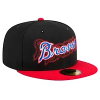 MLB Atlanta Braves Shadow Stitch 59FIFTY Fitted Hat