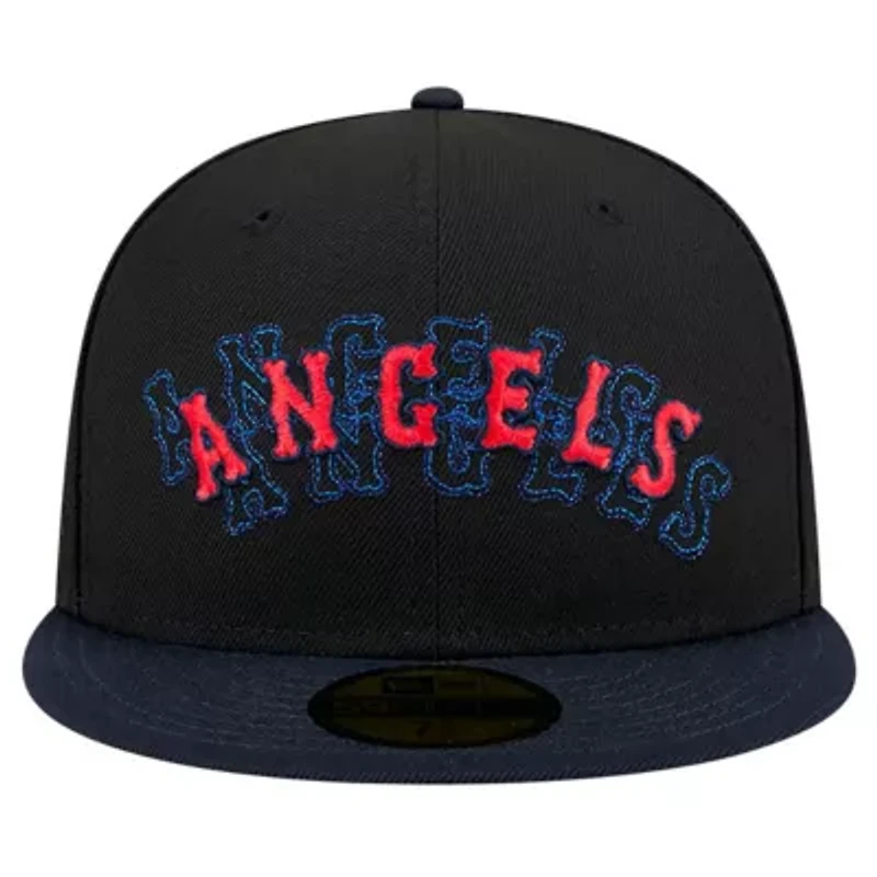 MLB Los Angeles Angels Shadow Stitch 59FIFTY Fitted Hat