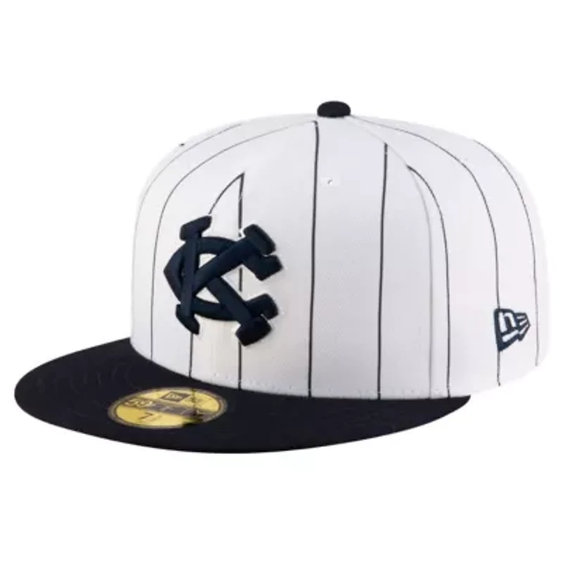 Negro League White/Navy Kansas City Monarchs 2024 Turn Back The Clock 59FIFTY Fitted Hat