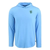 Tulane Green Wave NCAA Light Coastline Epic Comfort Eco Recycled Long Sleeve Hoodie T-Shirt