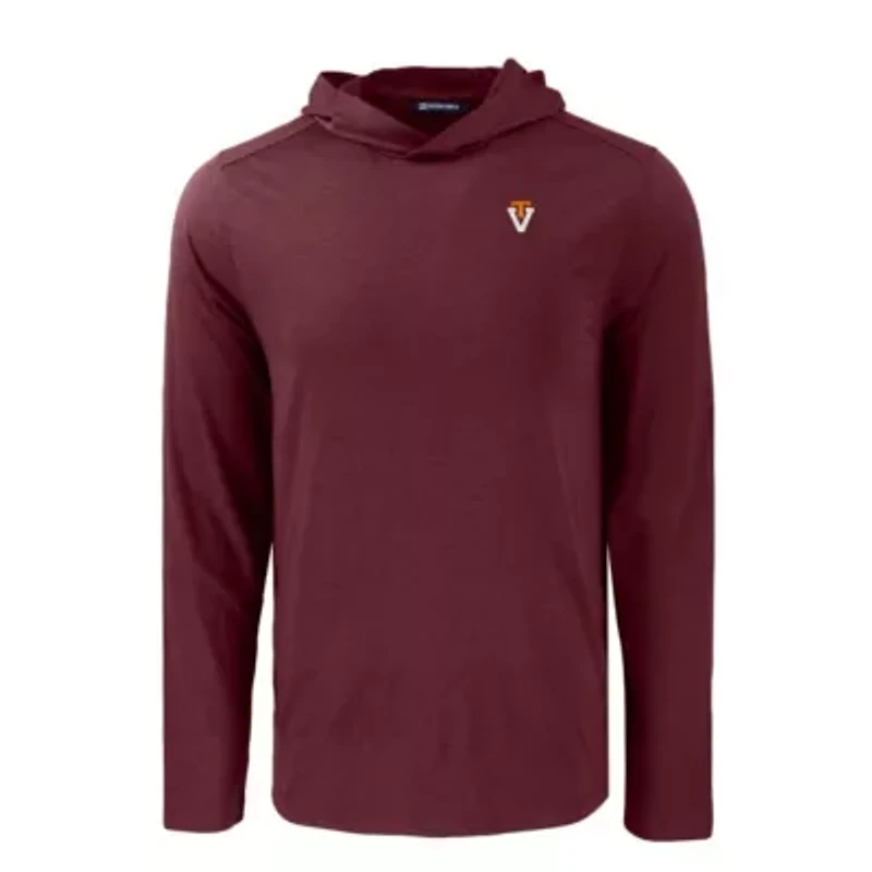 NCAA Virginia Tech Hokies Coastline Epic Comfort Eco Recycled Long Sleeve Hoodie T-Shirt