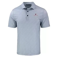NCAA Santa Clara Broncos Pike Eco Pebble Print Stretch Recycled Polo