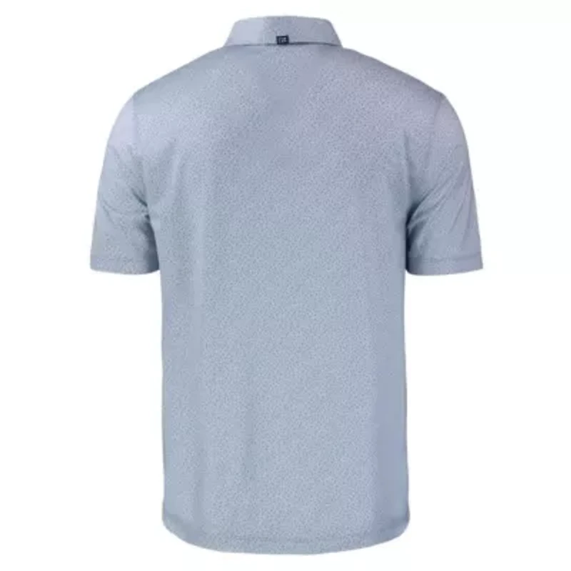 NCAA Santa Clara Broncos Pike Eco Pebble Print Stretch Recycled Polo
