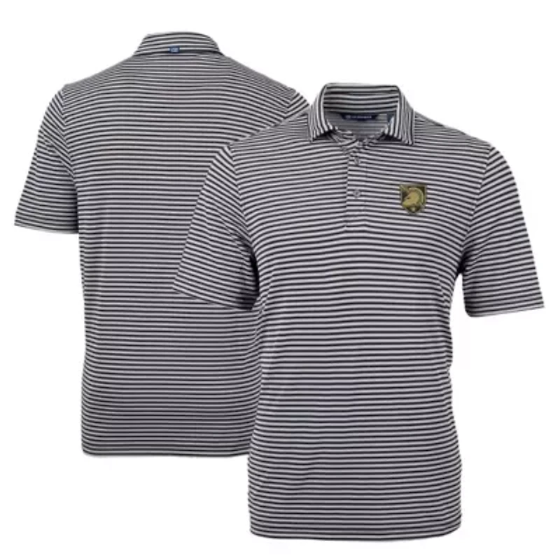 Army Black Knights NCAA Virtue Eco Pique Stripe Recycled DryTec Polo