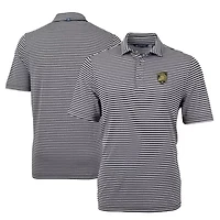 Army Black Knights NCAA Virtue Eco Pique Stripe Recycled DryTec Polo