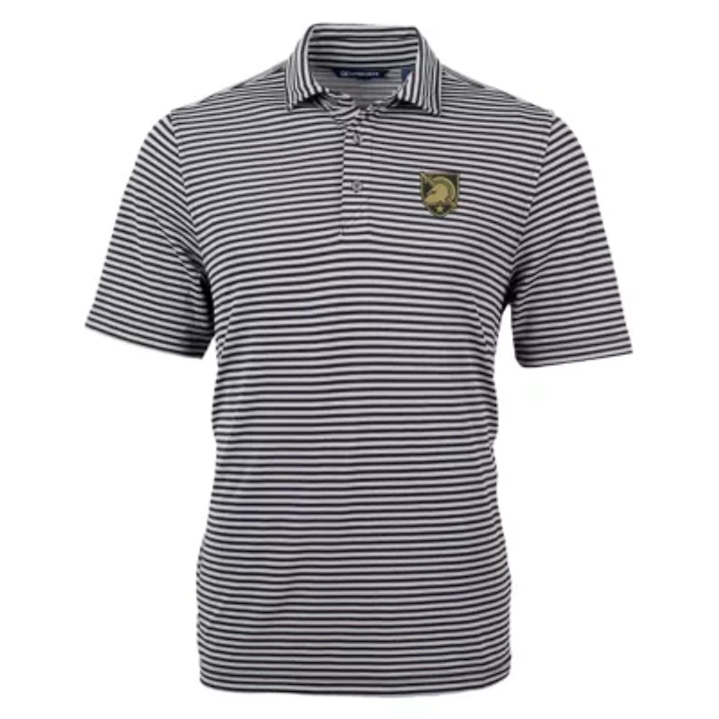 Army Black Knights NCAA Virtue Eco Pique Stripe Recycled DryTec Polo