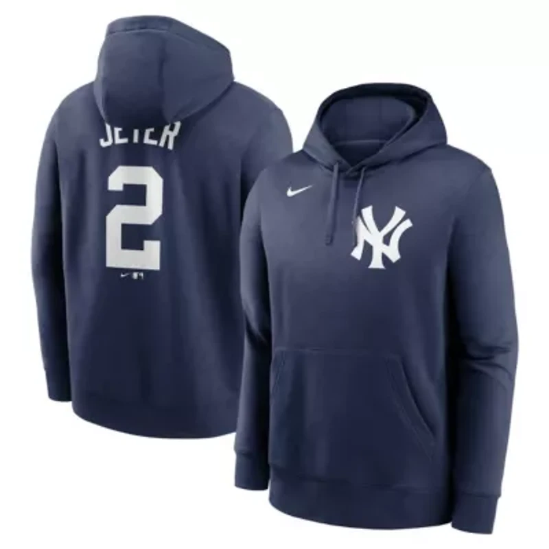 MLB Nike Derek Jeter New York Yankees Player Name & Number Club Pullover Hoodie
