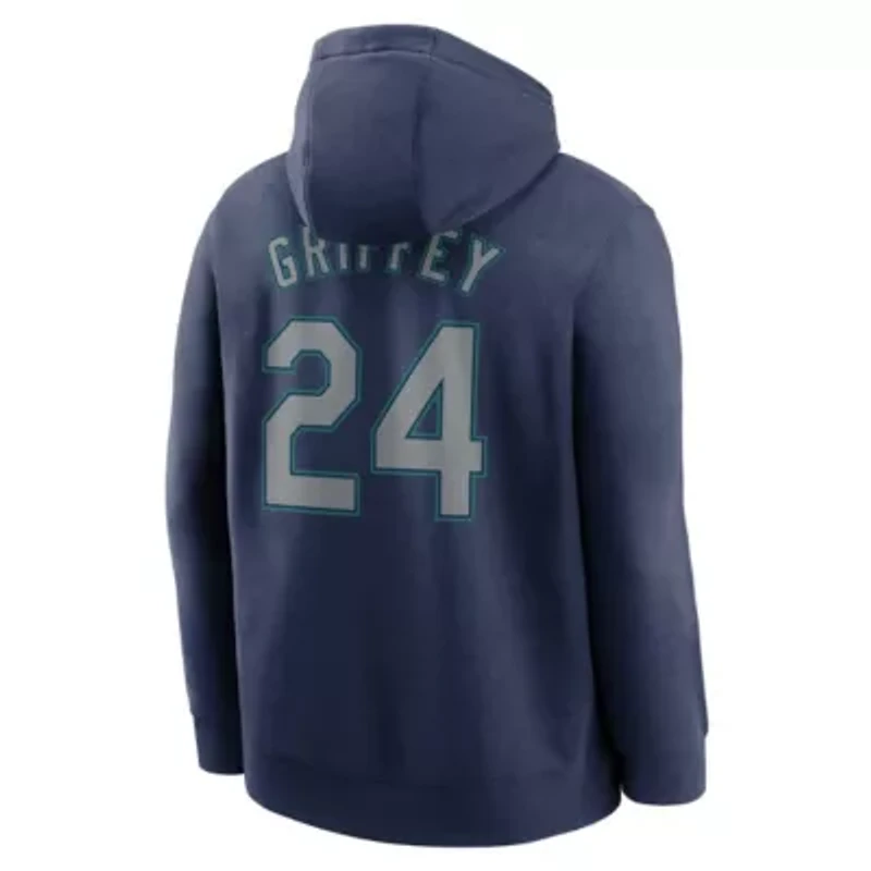 MLB Nike Ken Griffey Jr. Seattle Mariners Player Name & Number Club Pullover Hoodie