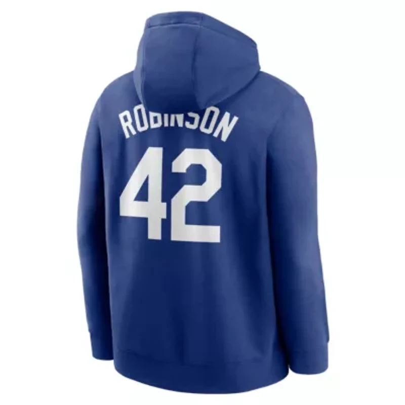 Cooperstown Teams Nike Jackie Robinson Brooklyn Dodgers Player Name & Number Club Pullover Hoodie