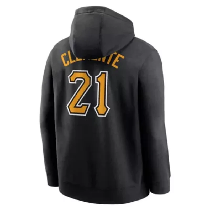 MLB Nike Roberto Clemente Pittsburgh Pirates Player Name & Number Club Pullover Hoodie