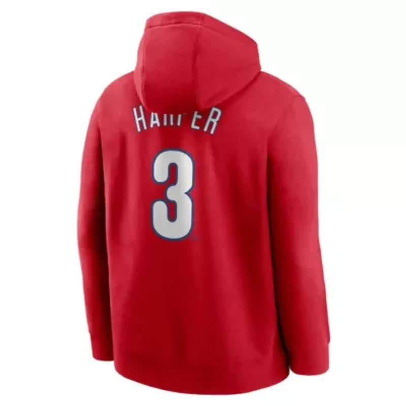 MLB Nike Bryce Harper Philadelphia Phillies Player Name & Number Club Pullover Hoodie