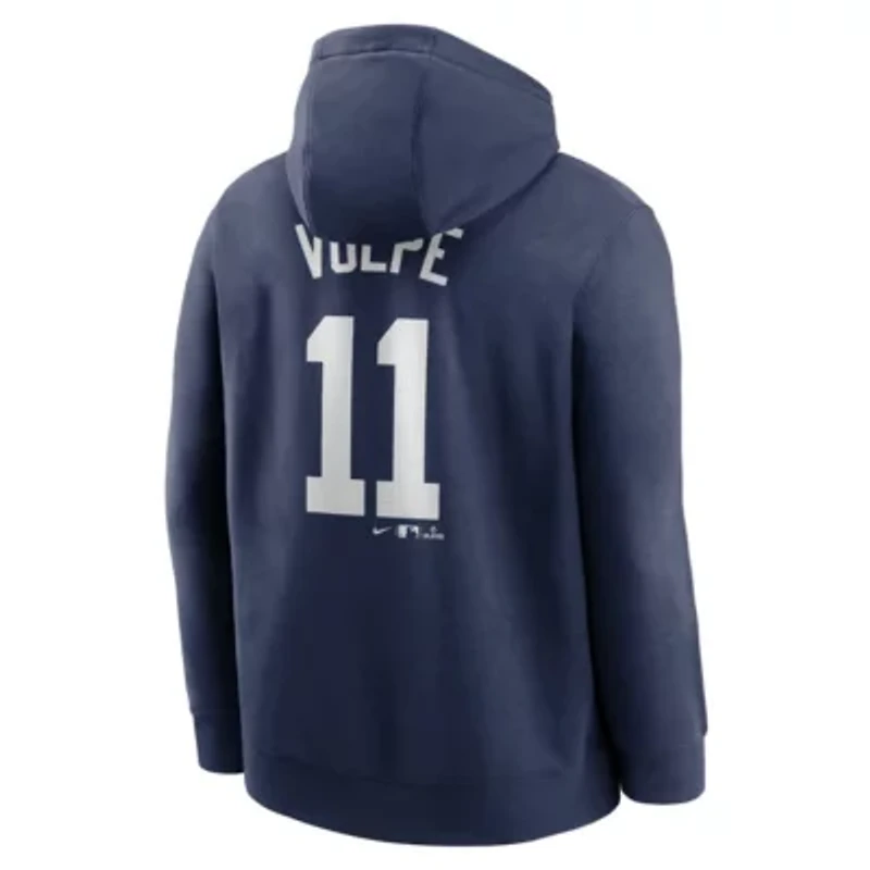 MLB Nike Anthony Volpe New York Yankees Player Name & Number Club Pullover Hoodie