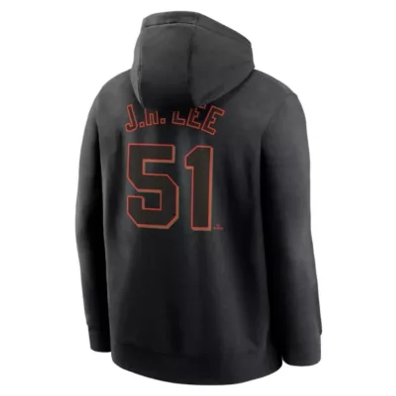 MLB Nike Jung Hoo Lee San Francisco Giants Player Name & Number Club Pullover Hoodie