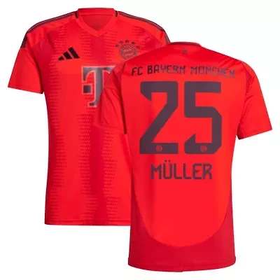 Bundesliga Thomas Müller Bayern Munich 2024/25 Home Replica Player Jersey
