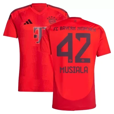 Bundesliga Jamal Musiala Bayern Munich 2024/25 Home Replica Player Jersey