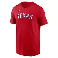 MLB Nike Jack Leiter Texas Rangers Fuse Name & Number T-Shirt