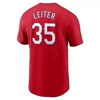 MLB Nike Jack Leiter Texas Rangers Fuse Name & Number T-Shirt