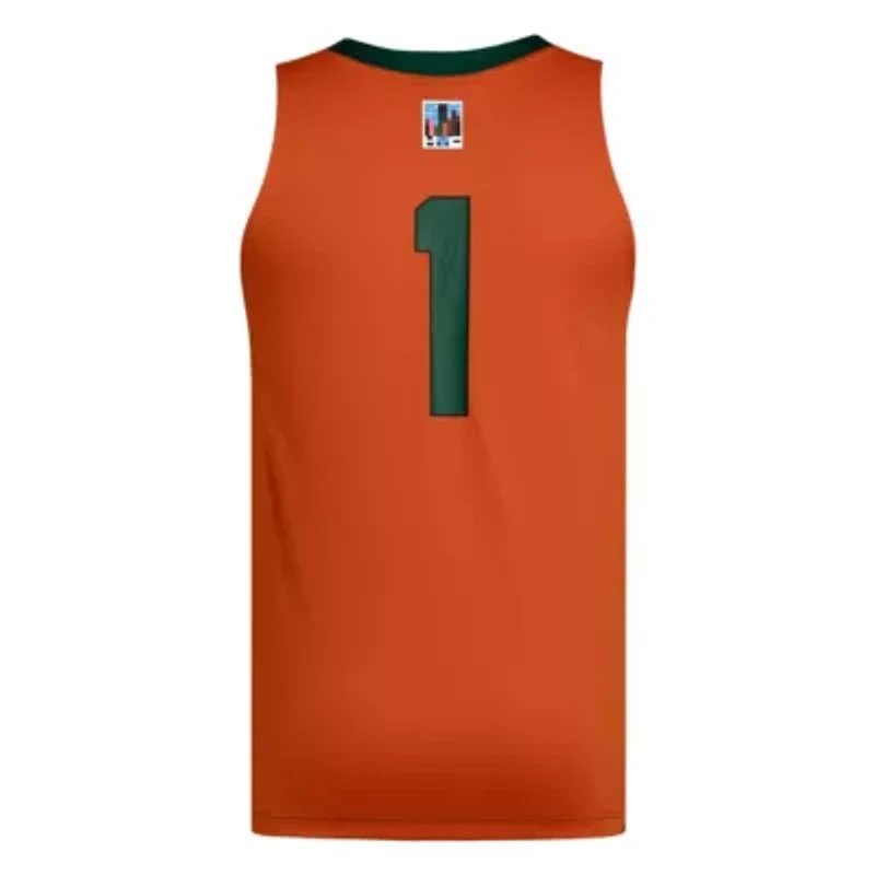 Miami (FL) Hurricanes NCAA #1 History Month Basketball Jersey
