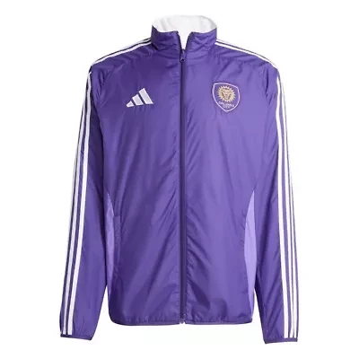 MLS Purple/White Orlando City SC 2025 Anthem Reversible Full-Zip Jacket