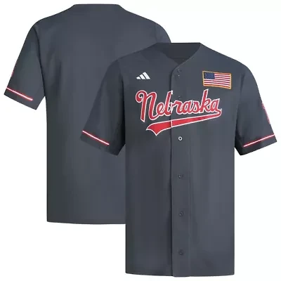 NCAA Nebraska Huskers Replica Baseball Jersey