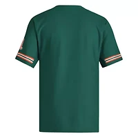 Miami (FL) Hurricanes NCAA Reversible Retro Full-Button Baseball Jersey