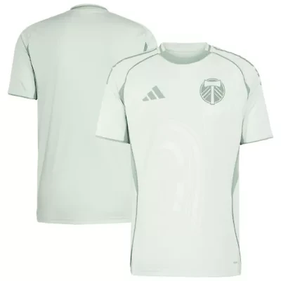 MLS Light Portland Timbers 2025 One Planet Pre-Match Top