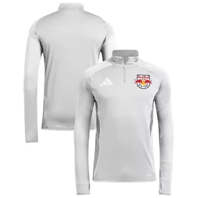 MLS New York Bulls 2025 AEROREADY Quarter-Zip Long Sleeve Training Top