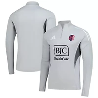 MLS St. Louis CITY SC 2025 AEROREADY Quarter-Zip Long Sleeve Training Top