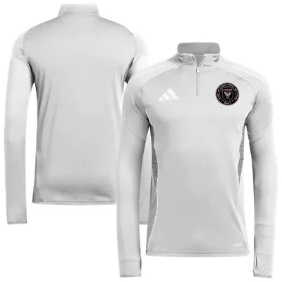 MLS Inter Miami CF 2025 AEROREADY Quarter-Zip Long Sleeve Training Top