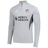 MLS FC Cincinnati 2025 AEROREADY Quarter-Zip Long Sleeve Training Top