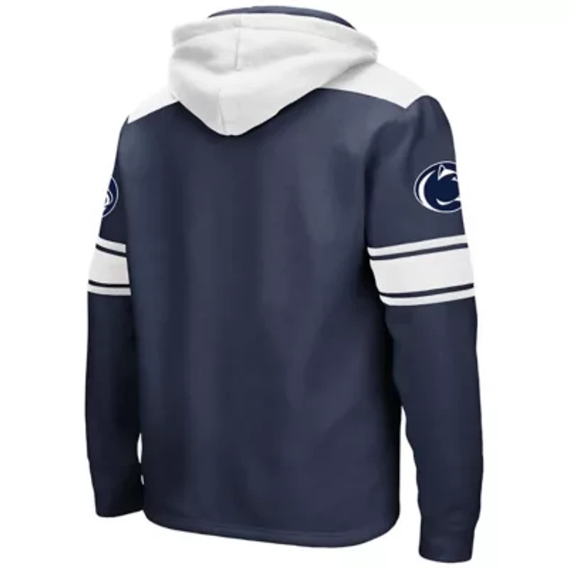 NCAA Penn State Nittany Lions Big & Tall Hockey Lace-Up Pullover Hoodie