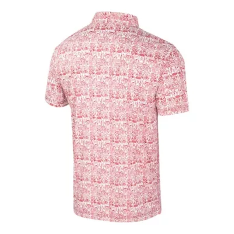 NCAA Ohio State Buckeyes Big & Tall Allover Polo