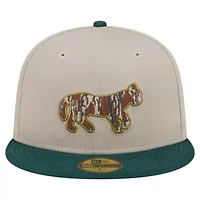 MLB Natural/Hunter Detroit Tigers Lifestyle Tree Bark Fill 59FIFTY Fitted Hat
