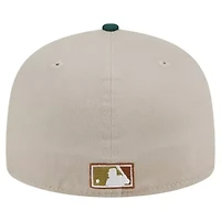 Cooperstown Teams Natural/Hunter Florida Marlins Collection Lifestyle Tree Bark Fill 59FIFTY Fitted Hat