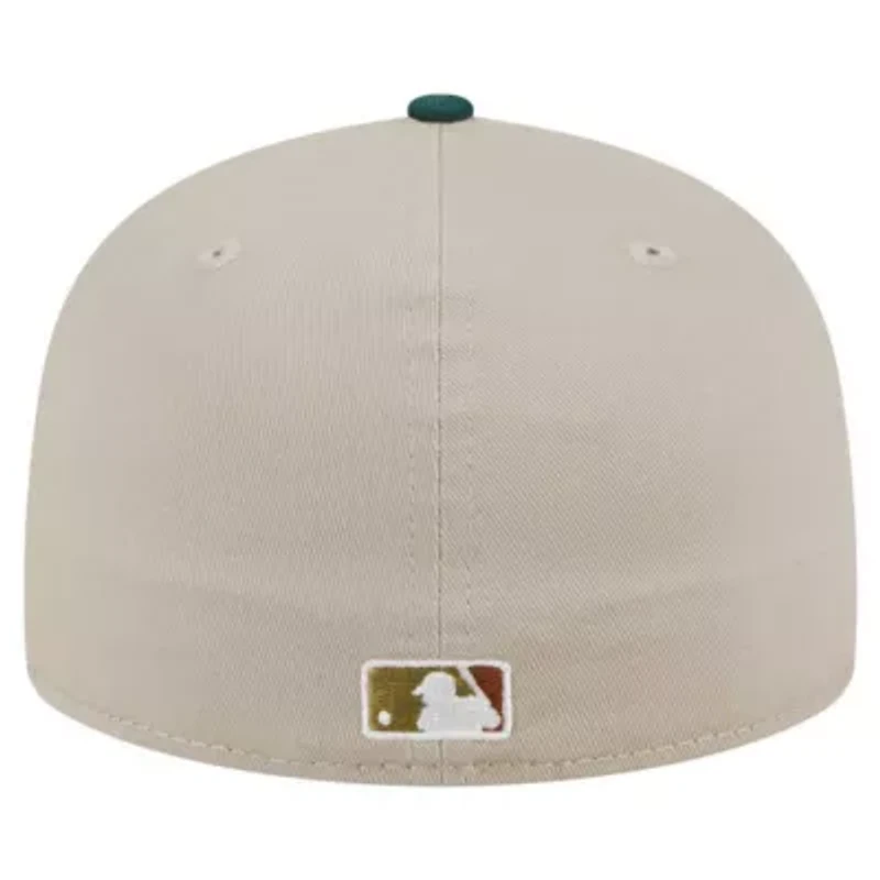 MLB Natural/Hunter Los Angeles Dodgers Lifestyle Tree Bark Fill 59FIFTY Fitted Hat