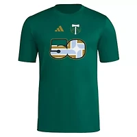 MLS Portland Timbers 2025 Jersey Hook AEROREADY T-Shirt