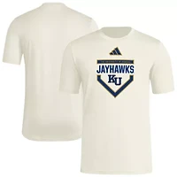 NCAA Kansas Jayhawks Aeroready Home Plate Pre-Game T-Shirt