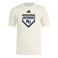 NCAA Kansas Jayhawks Aeroready Home Plate Pre-Game T-Shirt